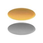 Oval Flat Metal Badges