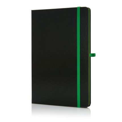 SUKH - SANTHOME A5 Hardcover Ruled Notebook Black-Green