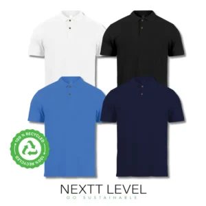 NEXTT LEVEL Polo T-Shirts in Recycled Material