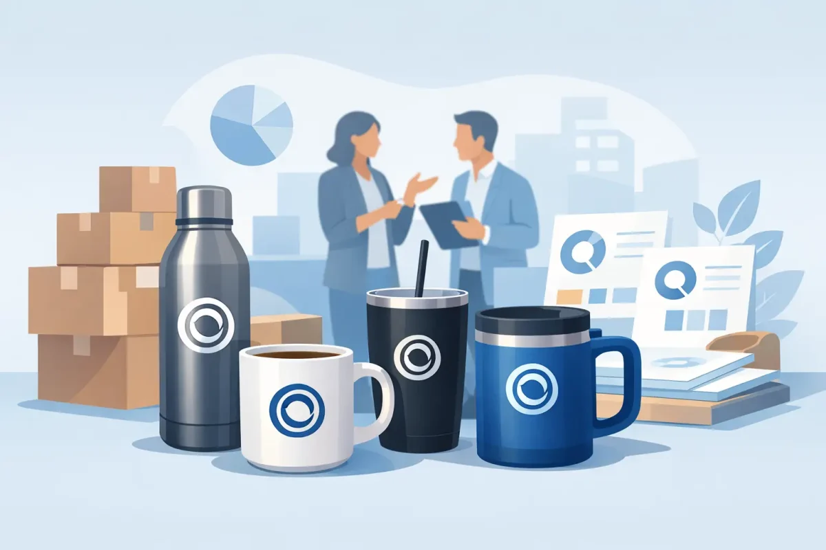 Custom Logo Drinkware Bulk for Business