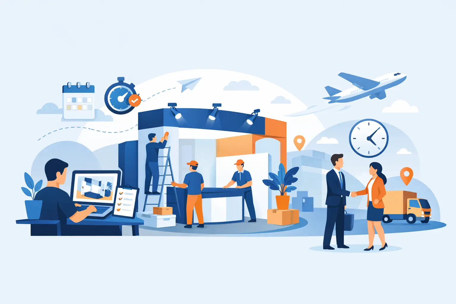 How to Order Exhibition Booth Without Delays